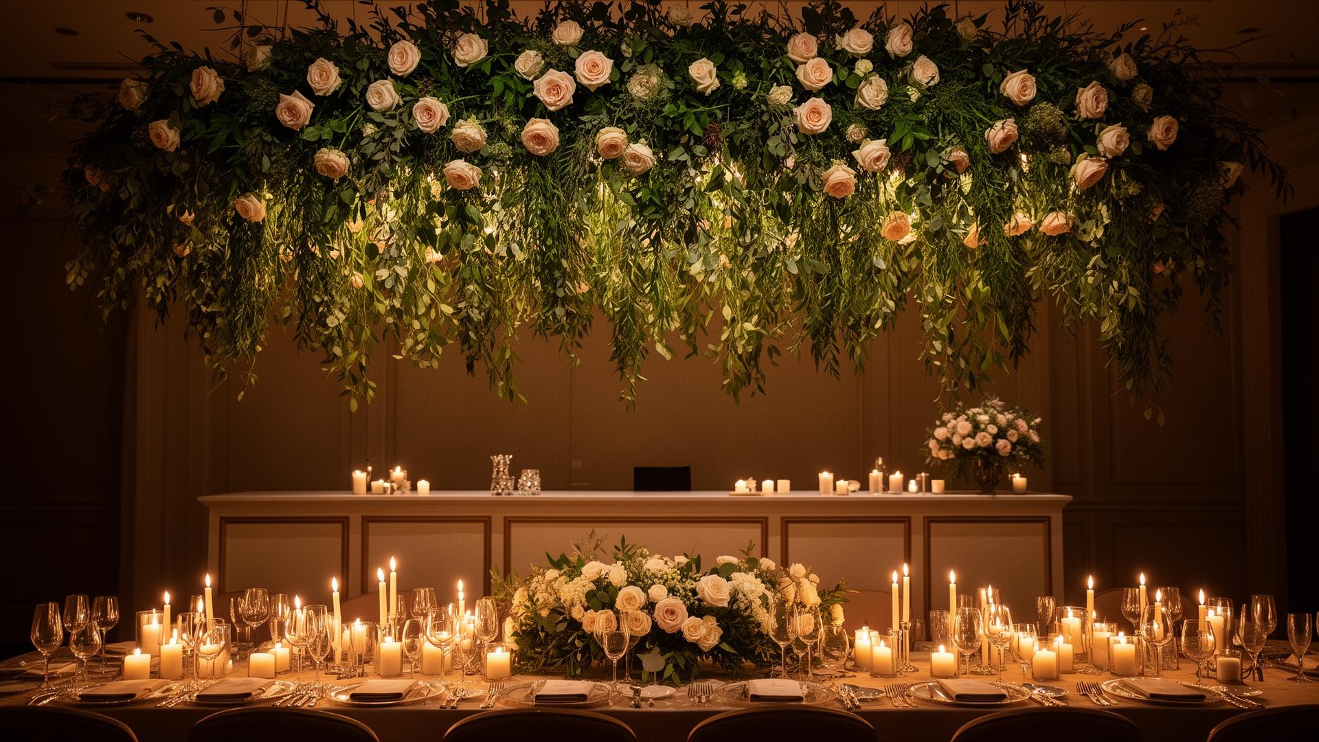 Intimate celebration with bespoke tablescapes
